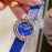 Chaumet Fashion Flower Dial Watch For Women Blue