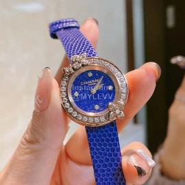 Chaumet Fashion Flower Dial Watch For Women Blue