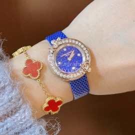 Chaumet Fashion Flower Dial Watch For Women Blue