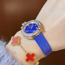 Chaumet Fashion Flower Dial Watch For Women Blue