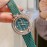 Chaumet Fashion Flower Dial Watch For Women Green