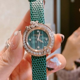 Chaumet Fashion Flower Dial Watch For Women Green