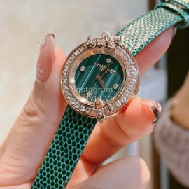 Chaumet Fashion Flower Dial Watch For Women Green