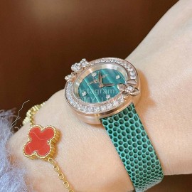 Chaumet Fashion Flower Dial Watch For Women Green