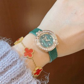 Chaumet Fashion Flower Dial Watch For Women Green