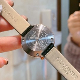 Chaumet Fashion Flower Dial Watch For Women Black