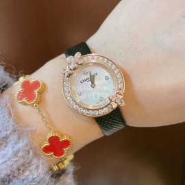 Chaumet Fashion Flower Dial Watch For Women Black