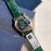 Chopard Happy Sport Leather Strap Watch Green