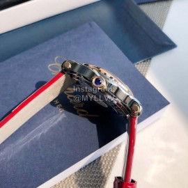 Chopard Happy Sport Red Leather Strap Watch