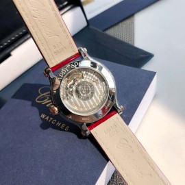Chopard Happy Sport Red Leather Strap Watch