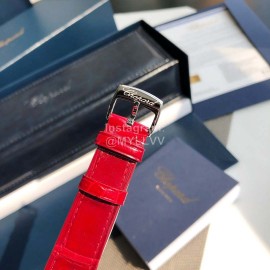 Chopard Happy Sport Red Leather Strap Watch