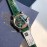 Chopard Happy Sport New Leather Strap Watch Green