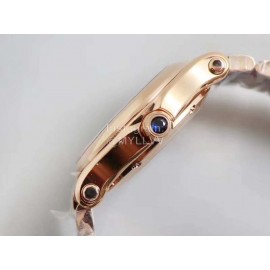 Chopard Steel Strap Happy Diamonds Watch For Women Gold