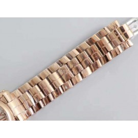 Chopard Steel Strap Happy Diamonds Watch For Women Gold