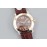 Chopard Fashion Brown Leather Strap Happy Sport Watch 