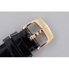 Chopard Fashion Black Leather Strap Happy Sport Watch 