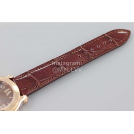 Chopard Fashion Leather Strap Happy Sport Watch 
