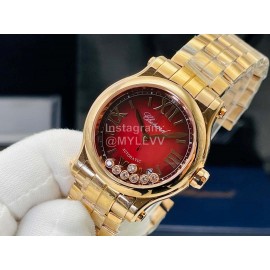 Chopard Yf Factory Happy Sport Series 36mm Dial Watch Gold