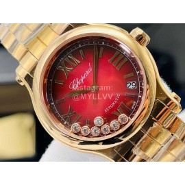 Chopard Yf Factory Happy Sport Series 36mm Dial Watch Gold