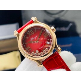 Chopard Yf Factory Happy Sport Series 36mm Dial Watch Red
