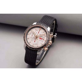 Chopard Fashion Rubber Leather Strap 44mm Dial Multifunctional Watch