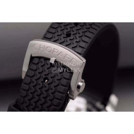 Chopard Fashion Rubber Leather Strap 44mm Dial Multifunctional Watch