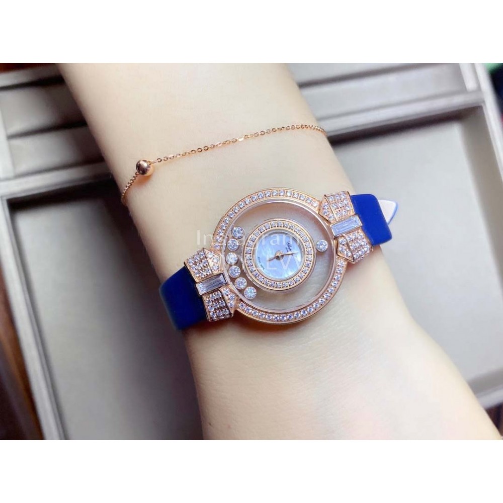 Chopard Happy Diamonds Blingbling Bow Watch For Women Blue