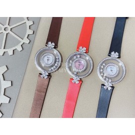 Chopard Clover Sapphire Crystal 28mm Dial Watch For Women Brown