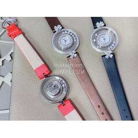 Chopard Clover Sapphire Crystal 28mm Dial Watch For Women Brown