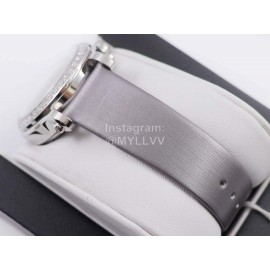 Chopard Gray Silk Strap Roman Numeral Dial Watch