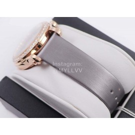 Chopard Silk Strap Roman Numeral Dial Watch