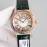 Chopard Colorful Diamond Leather Strap Watch For Women Green