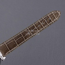 Chopard Impepiale Series Diamond Dial Leather Strap Watch