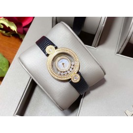 Chopard Happy Stort Sapphire Crystal Glass 28mm Dial Gold