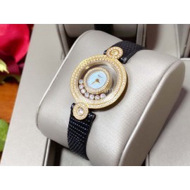 Chopard Happy Stort Sapphire Crystal Glass 28mm Dial Gold