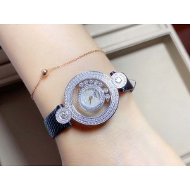 Chopard Happy Stort Sapphire Crystal Glass 28mm Dial Silver