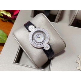 Chopard Happy Stort Sapphire Crystal Glass 28mm Dial Silver