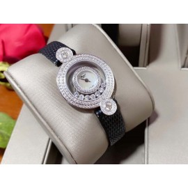 Chopard Happy Stort Sapphire Crystal Glass 28mm Dial Silver