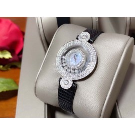 Chopard Happy Stort Sapphire Crystal Glass 28mm Dial Silver