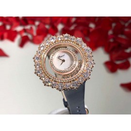 Chopard Happy Diamonds Series New Maple Leaf Dial Watch Blue