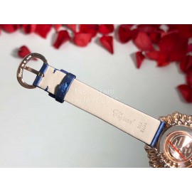 Chopard Happy Diamonds Series New Maple Leaf Dial Watch Blue