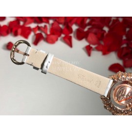 Chopard Happy Diamonds Series New Maple Leaf Dial Watch Silver