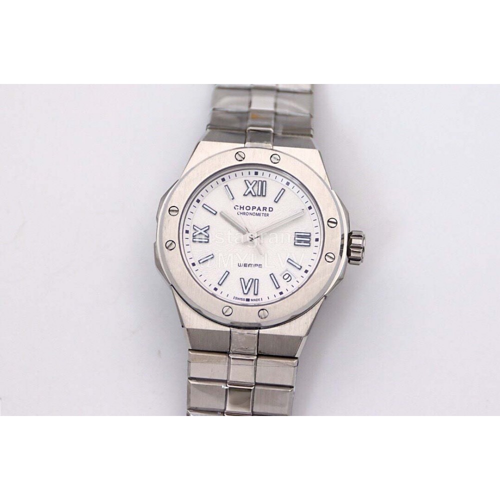 Chopard Alpine Eagle Series White Roman Numeral Dial Watch 