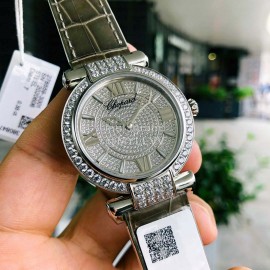 Chopard Impepiale Series Diamond Roman Numeral Dial Watch Green