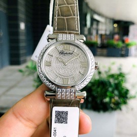 Chopard Impepiale Series Diamond Roman Numeral Dial Watch Green
