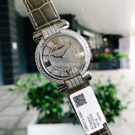 Chopard Impepiale Series Diamond Roman Numeral Dial Watch Green