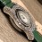 Chopard Leather Strap Happy Diamonds Watch For Women Green