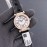 Chopard Impepiale Series Roman Numeral Diamond Dial Watch Pink