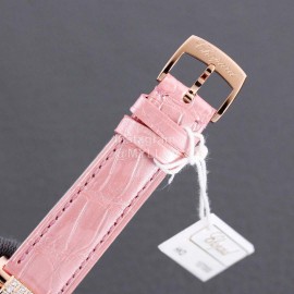 Chopard Impepiale Series Roman Numeral Diamond Dial Watch Pink