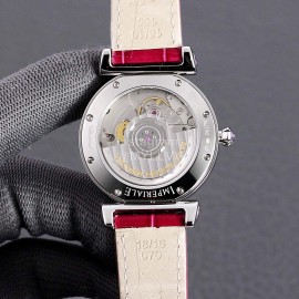 Chopard Impepiale Series Roman Numeral Diamond Dial Watch Wine Red